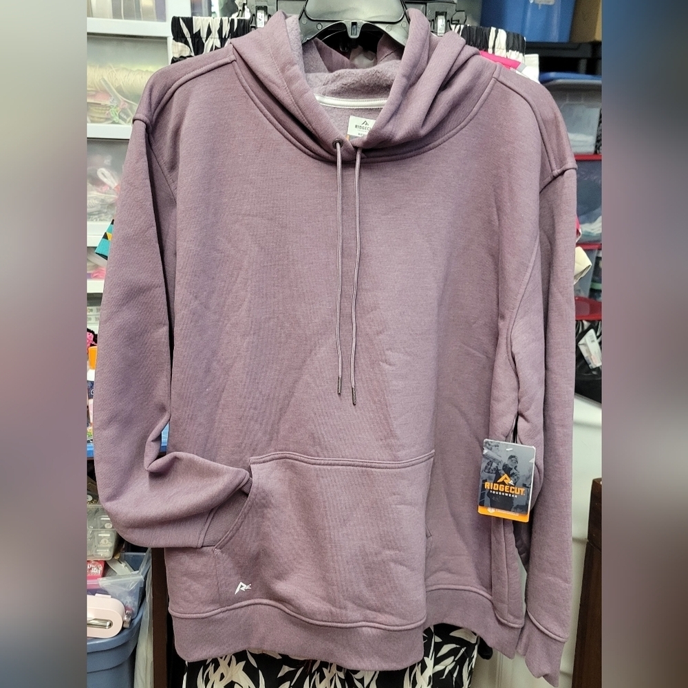 Ridgecut Toughwear Women 3X Purple Hoodie Sweatshirt New